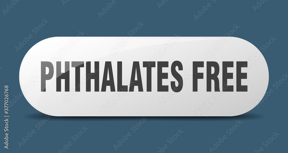 phthalates free button. sticker. banner. rounded glass sign phthalates free button. sticker. banner. rounded glass sign