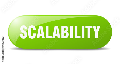 scalability button. sticker. banner. rounded glass sign