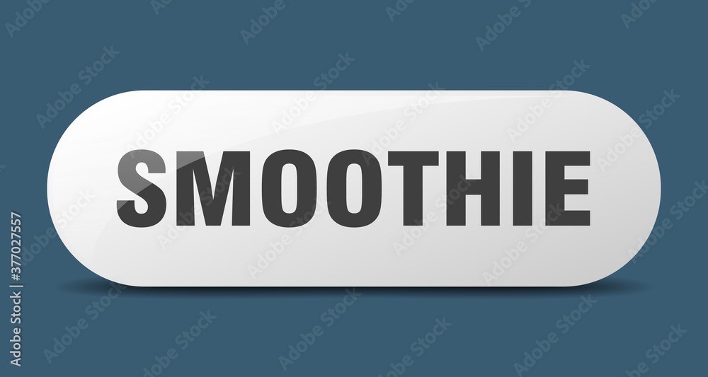 smoothie button. sticker. banner. rounded glass sign smoothie button. sticker. banner. rounded glass sign