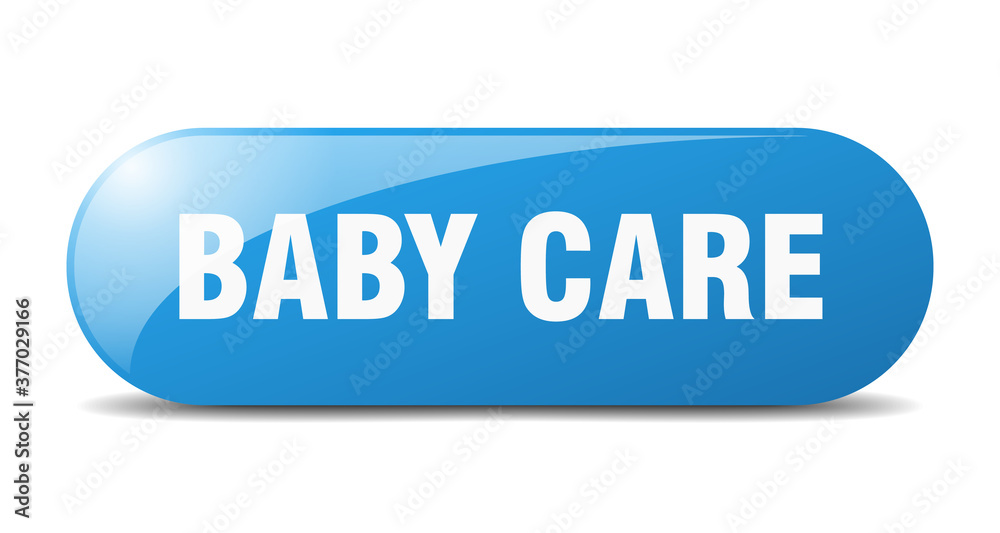 baby care button. sticker. banner. rounded glass sign baby care button. sticker. banner. rounded glass sign
