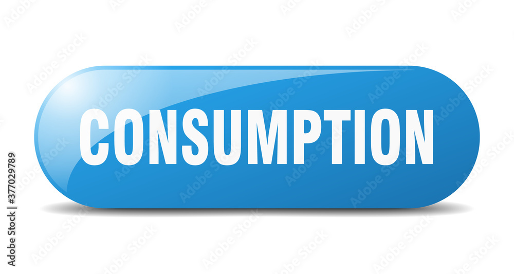 consumption button. sticker. banner. rounded glass sign consumption button. sticker. banner. rounded glass sign
