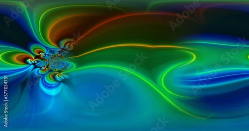 4k 3D animation of rows of colorful multi-colored stripes. The motion background of the geometric pattern. 3D - rendering