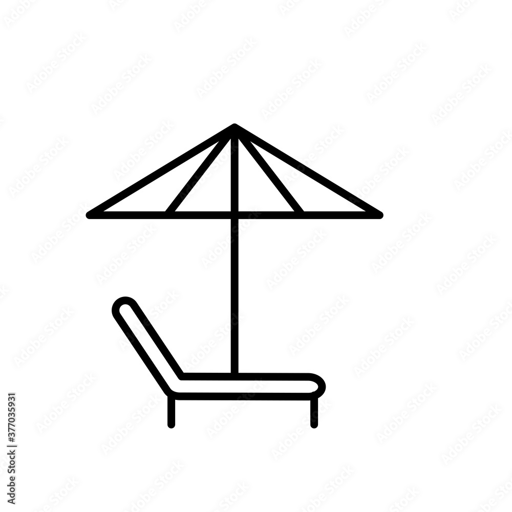 beach chair, beach umbrella, chair, travel, umbrella icon beach chair, beach umbrella, chair, travel, umbrella icon