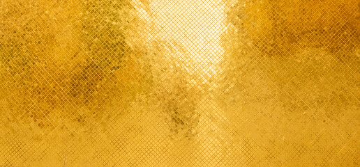 Gold tile mosaic wall glitter background texture Luxury and Elegant