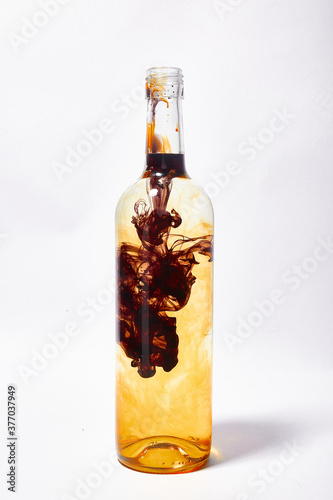 Bottle with ink