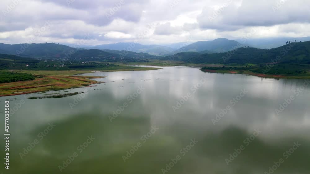 Lake on the Vietnamese Highlands Lake on the Vietnamese Highlands