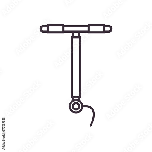 iud line style icon vector design