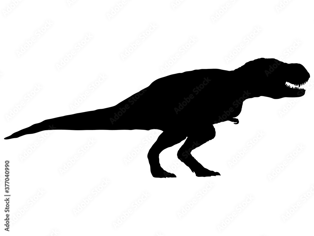 ティラノサウルス_シルエット2