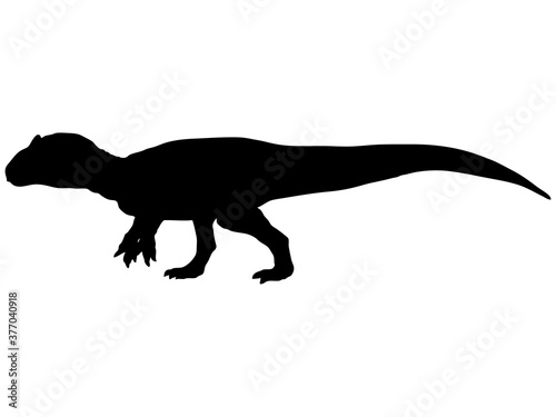 アロサウルス_シルエット