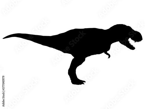 ティラノサウルス_シルエット1