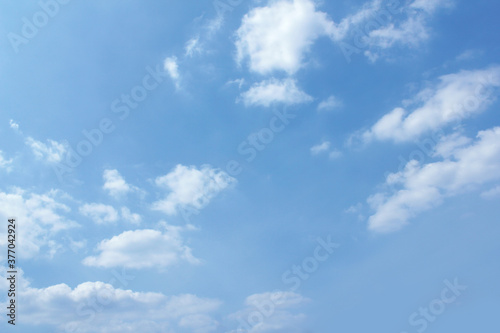 blue sky with clouds