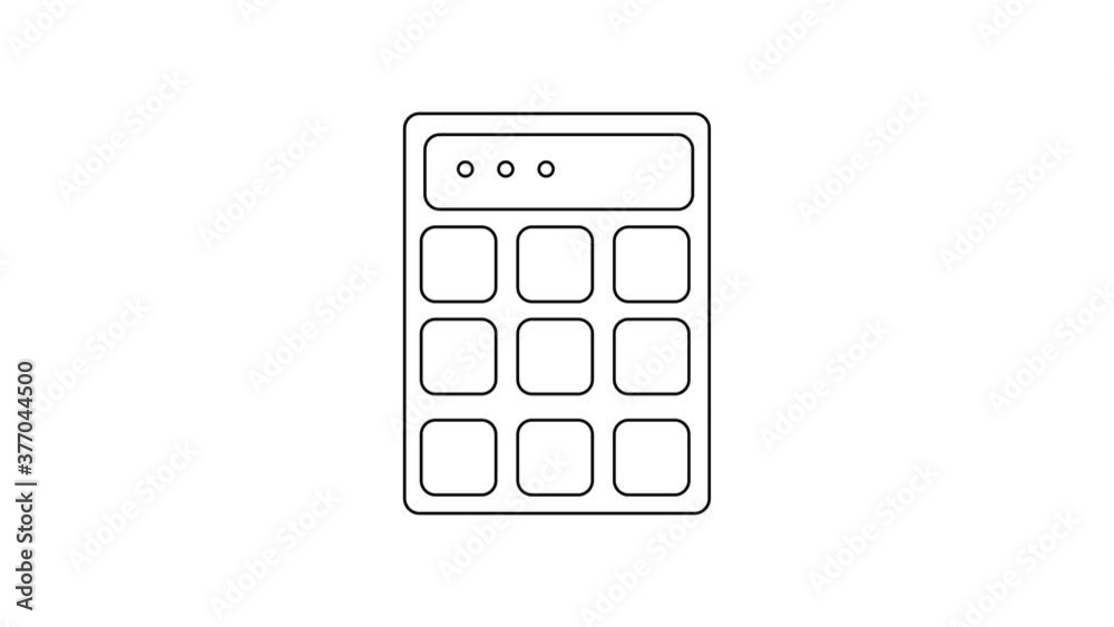 Black line Password protection and safety access icon isolated on white background. Security, safety, protection, privacy concept. 4K Video motion graphic animation. Black line Password protection and safety access icon isolated on white background. Security, safety, protection, privacy concept. 4K Video motion graphic animation.