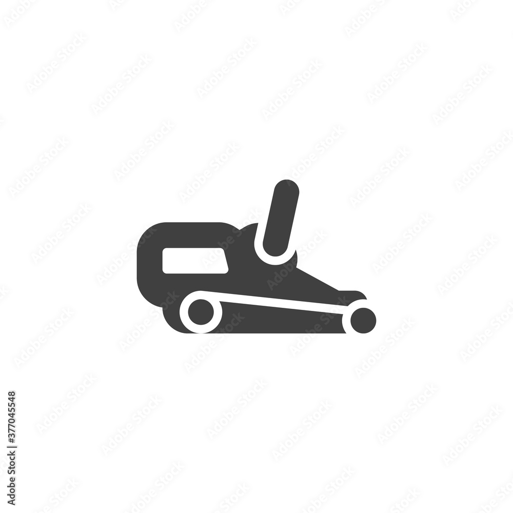 Wood sanding machine vector icon. filled flat sign for mobile concept and web design. Power sander tool glyph icon. Symbol, logo illustration. Vector graphics