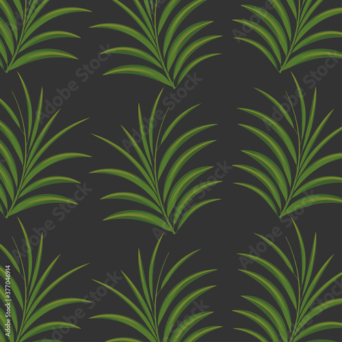 Green leaf pattern scene vector nature wallpaper background