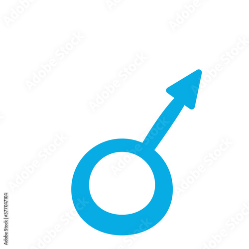 male gender flat style icon vector design