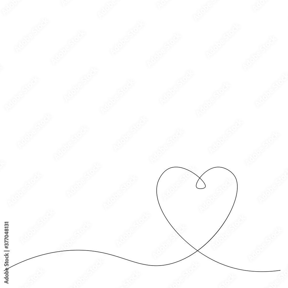 heart valentines day background vector illustration 