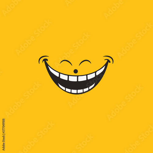 Smile emotion icon vector illustration design