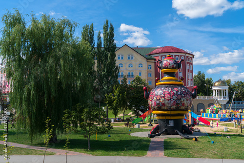 Рязань. Лыбедский бульвар. Самовар.