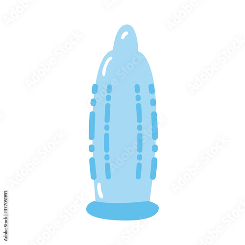 condom with texture flat style icon vector design
