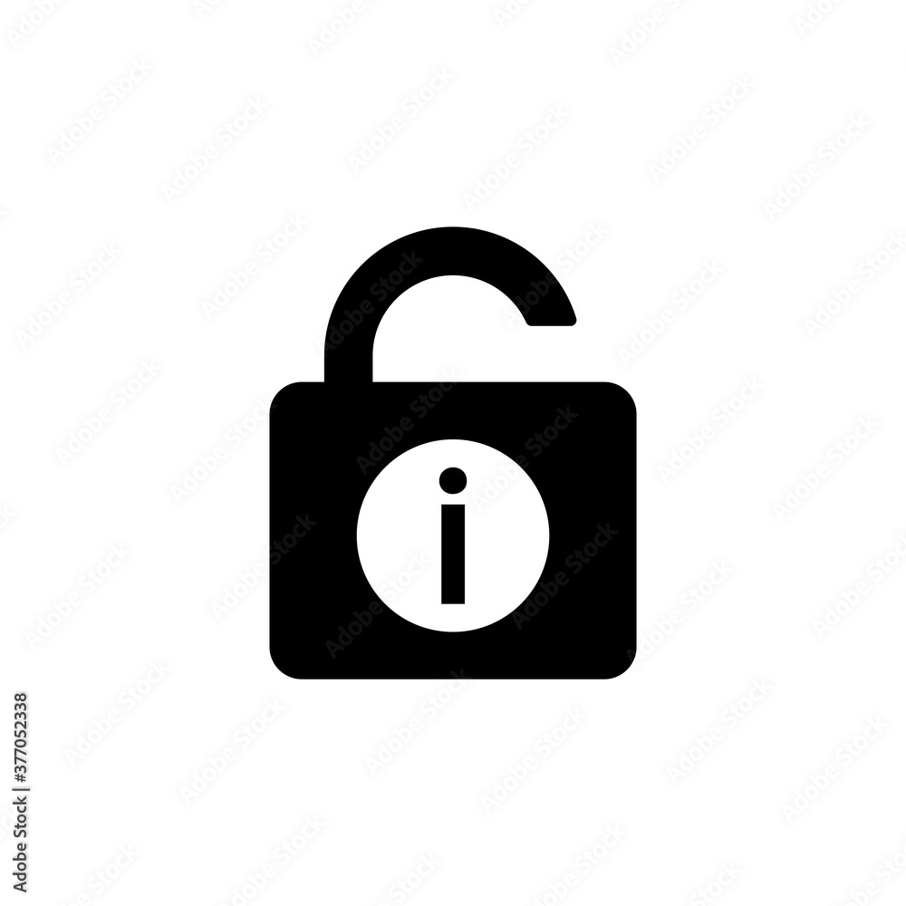 Freedom of information icon. Design template vector Freedom of information icon. Design template vector