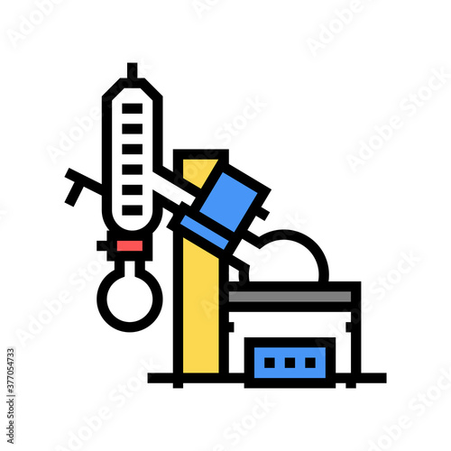 vacuum evaporator color icon vector. vacuum evaporator sign. isolated symbol illustration