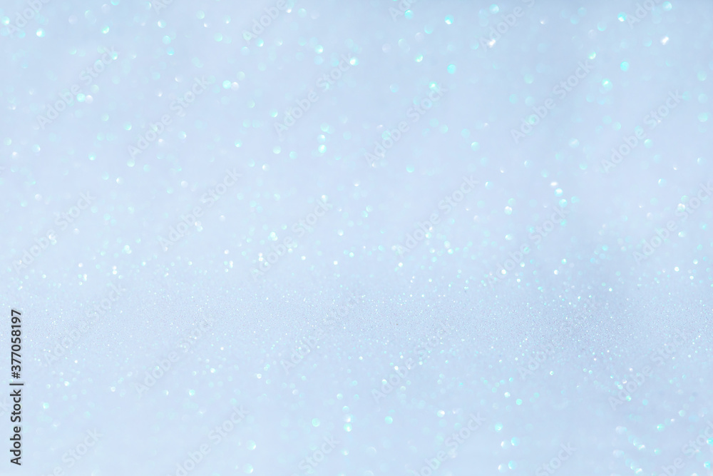 Fototapeta premium Blue elegant bokeh background, decorative abstract design element.