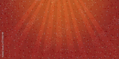 Shining abstract bright red seamless mosaic background. Disco style. Abstract Red Halftone Dots Vector