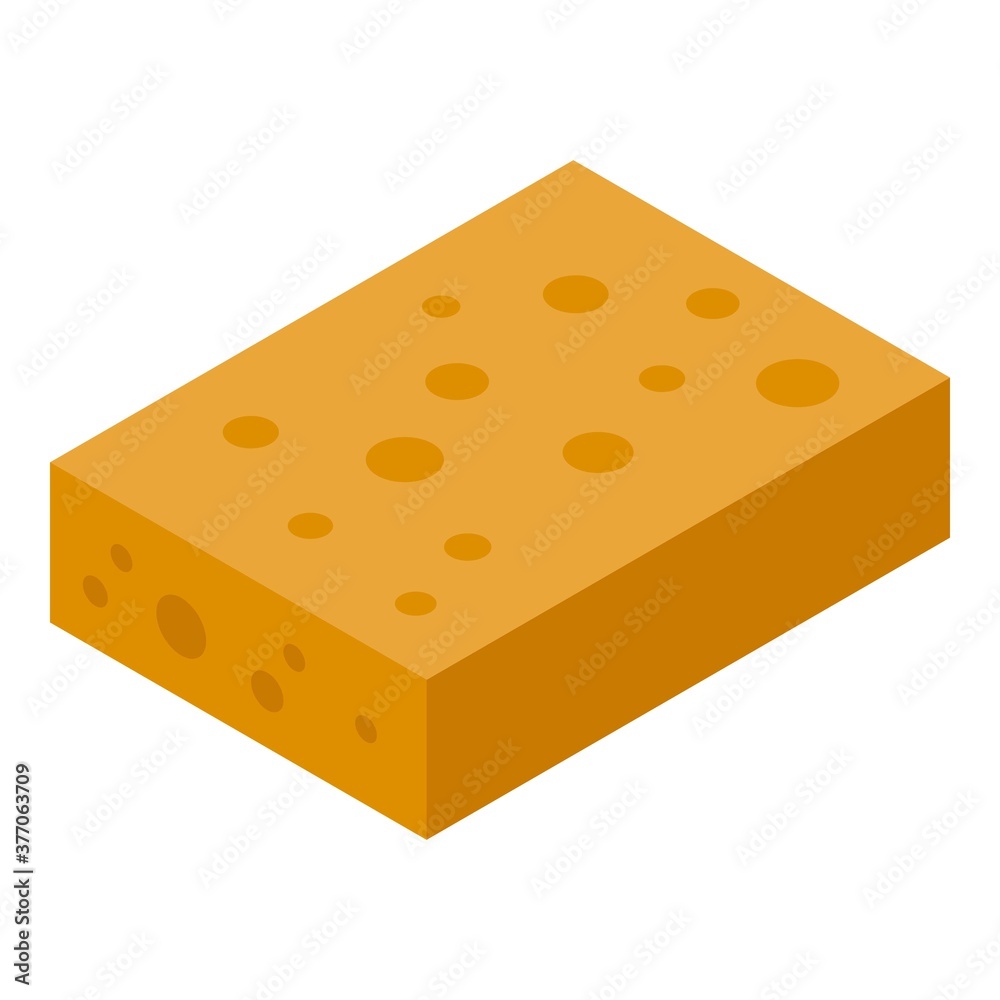Farm cheese icon. Isometric of farm cheese vector icon for web design isolated on white background Farm cheese icon. Isometric of farm cheese vector icon for web design isolated on white background