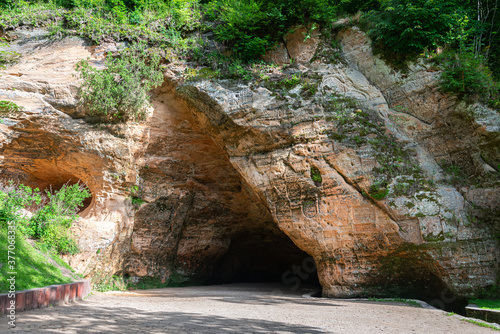 Gutman's Cave in the Gauja National Park, Latvia