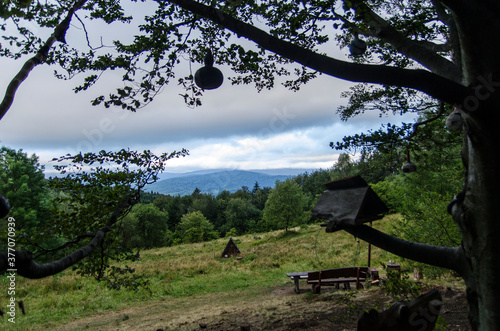 Fototapeta Naklejka Na Ścianę i Meble -  Otryt panorama Bieszczady 