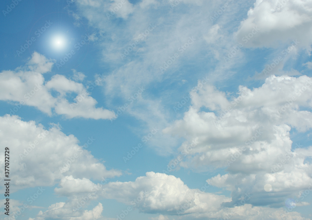 Cloudy sky background Cloudy sky background