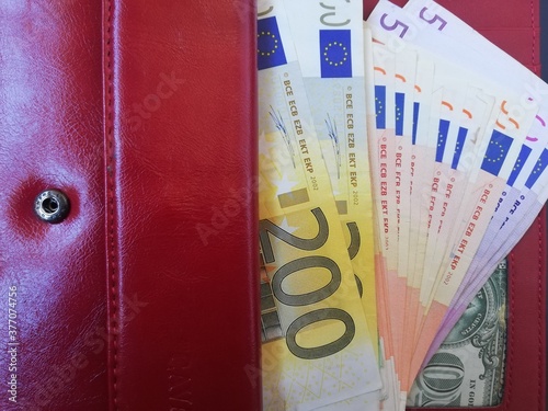 currency, money, euro, wealth, European currency, Europe cash, European bank, fifty euros, one hundred euros, two hundred euros,  five hundred euros, two hundred euros, one hundred euros, fifty euros,