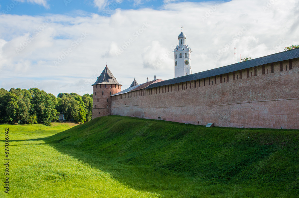 old fortress in Novgorod in Russia