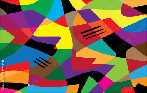 vector illustration abstract geometric colorful background for print.