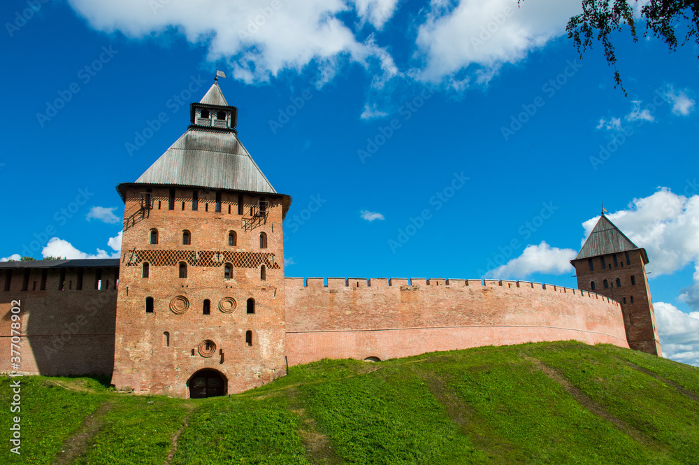 old fortress in Novgorod in Russia