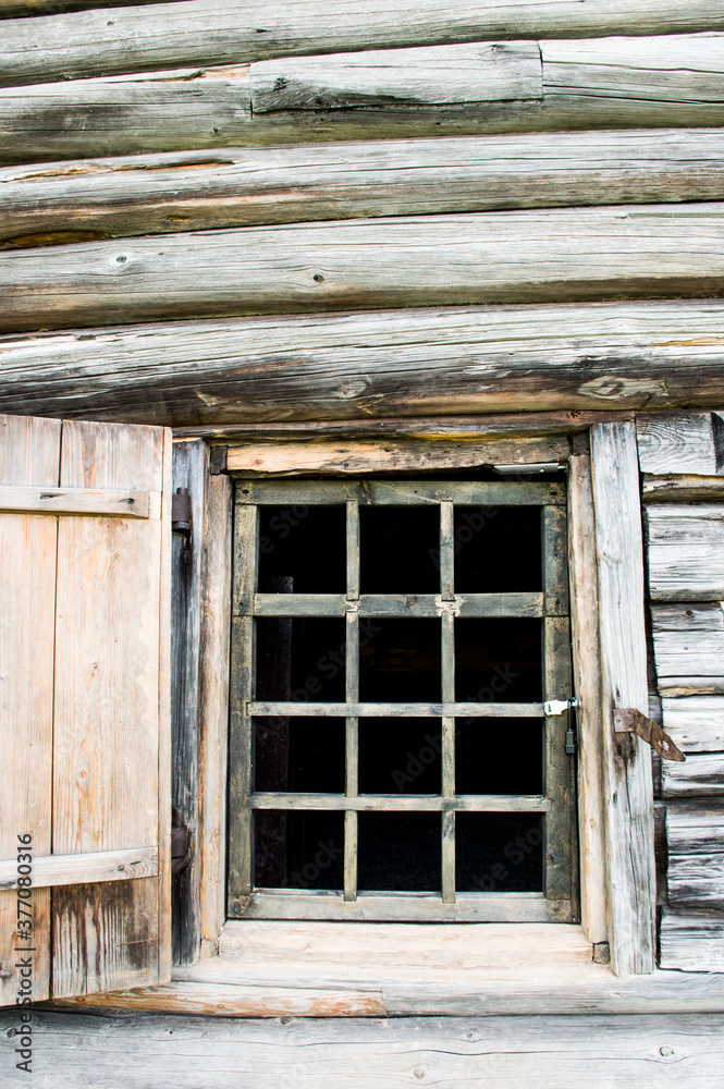 Old wood church in the museum in Velikiy Novgorod Old wood church in the museum in Velikiy Novgorod