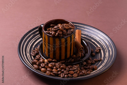 brown roasted coffee beans
