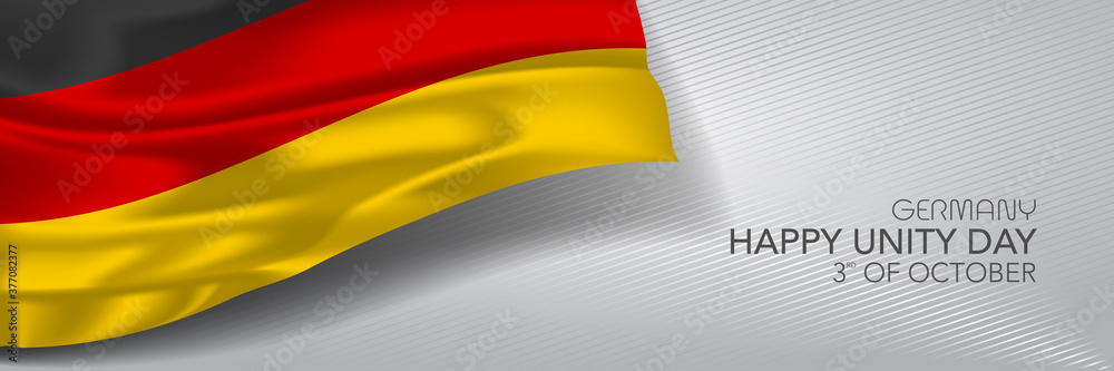 Germany unity day vector banner, greeting card Germany unity day vector banner, greeting card