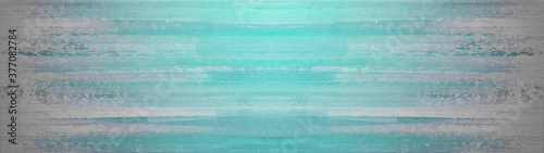Abstract aquamarine turquoise watercolor painted paper texture background banner