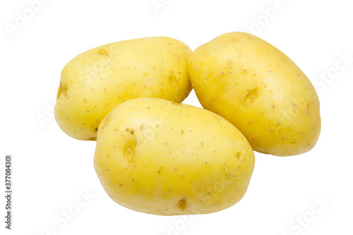 pommes de terre isolé sur un fond blanc