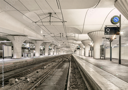 Gare Austerlitz - Paris - Quai photo