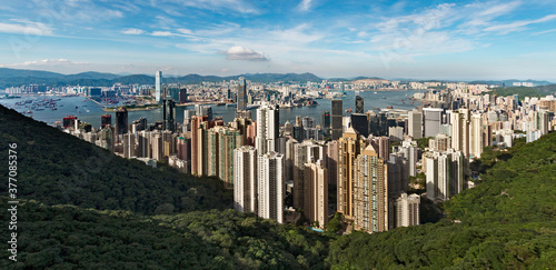 Hong Kong Baie - Vue du ciel photo