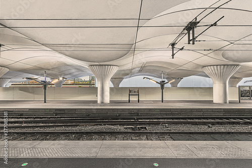 View of Gare d'Austerlitz in Paris