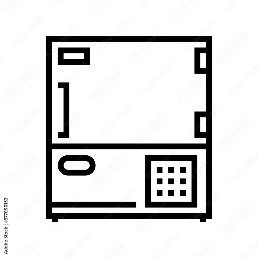 chemical electronic equipment line icon vector. chemical electronic equipment sign. isolated contour symbol black illustration chemical electronic equipment line icon vector. chemical electronic equipment sign. isolated contour symbol black illustration