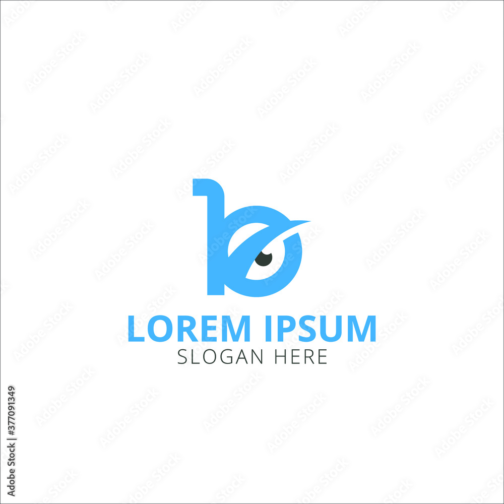 Creative B letter Business Logo Template