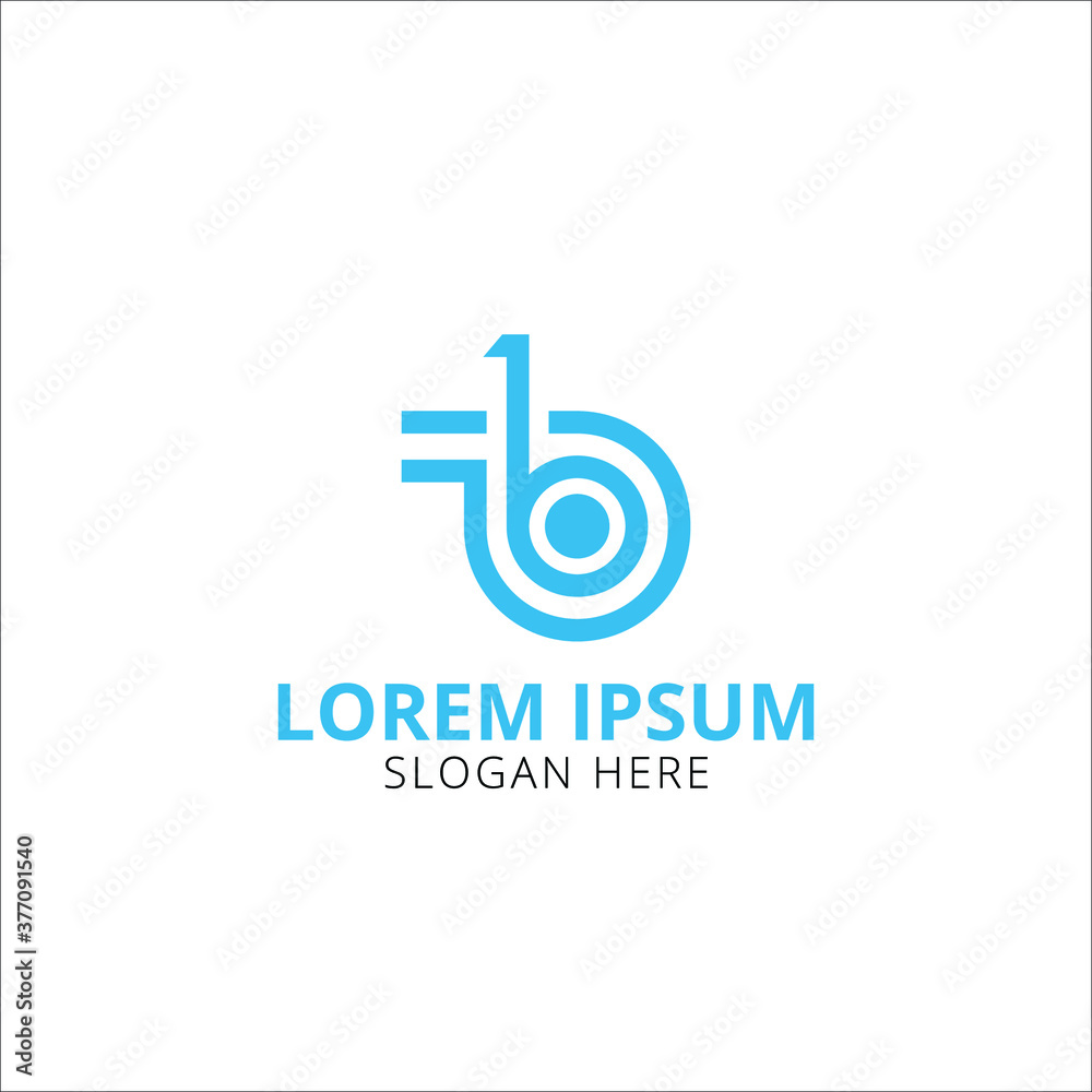 Creative B letter Business Logo Template Creative B letter Business Logo Template