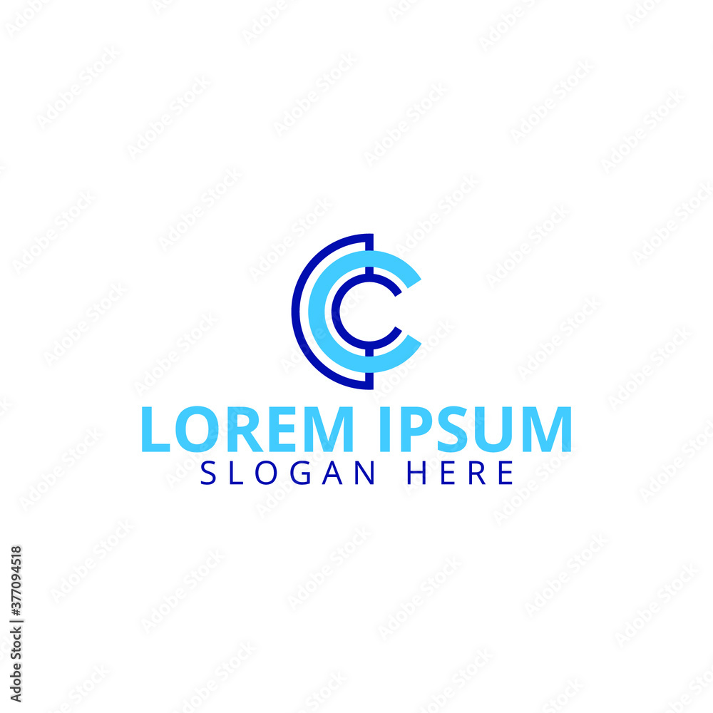 Fototapeta premium Modern And Creative C Letter Logo Design Template