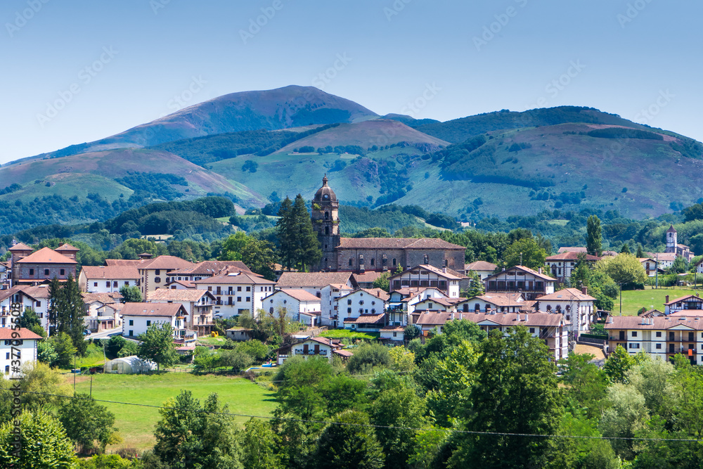 Fototapeta premium Elizondo ,navarra ,valle del baztan