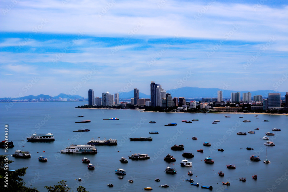 Obraz premium Pataya beach from view point