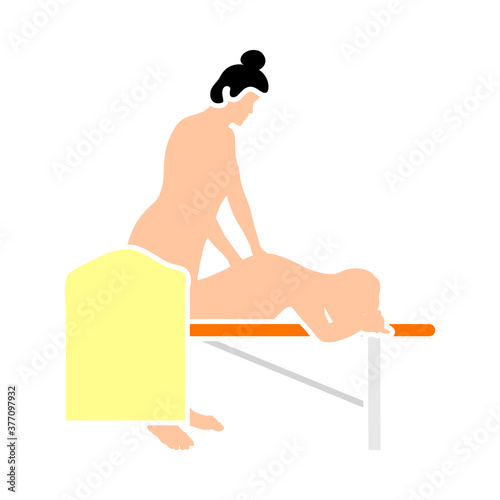 Woman Massage Icon